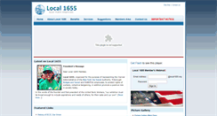 Desktop Screenshot of local1655.org